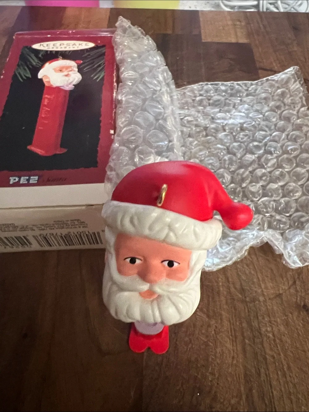 KEEPSAKE the Label Red Santa PEZ-Style Ornament 1995
